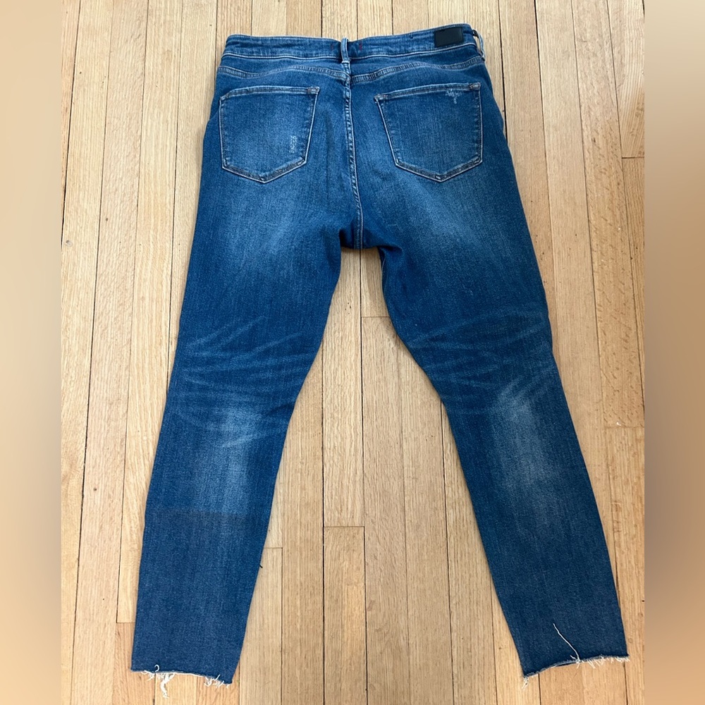 Dear John Olivia skinny jeans with raw hem and distressing size 31 - Picture 2 of 5